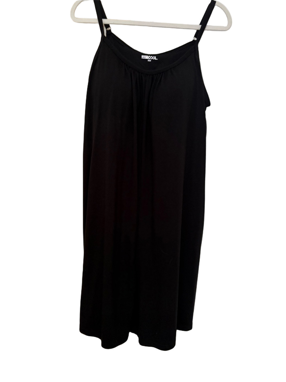 32 Degrees Black Romper with Adjustable Straps, Built In Bra and Pockets